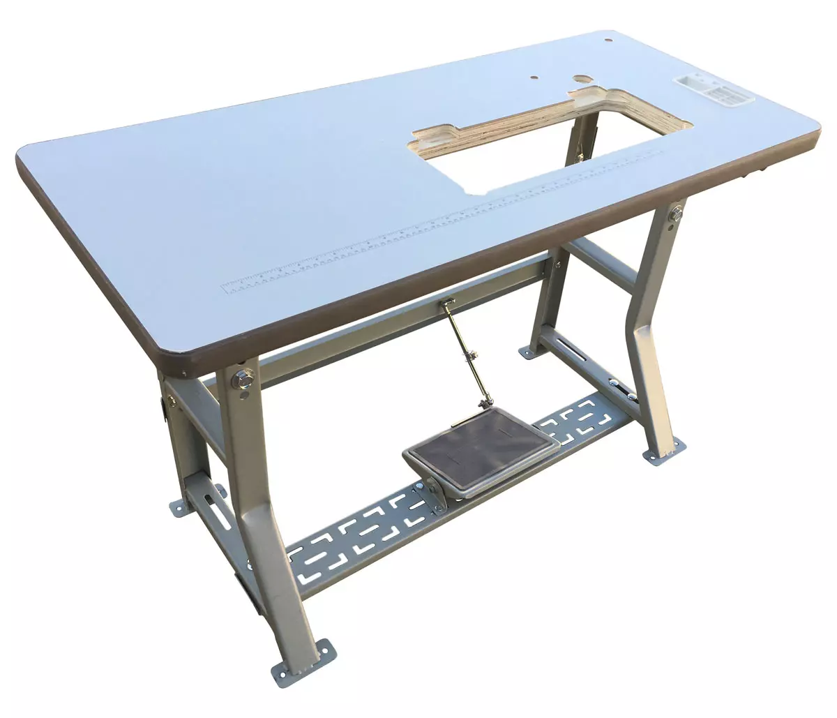 Industrial Sewing Machine Table With K Leg Table Frame Assembly   Complete Table.webp